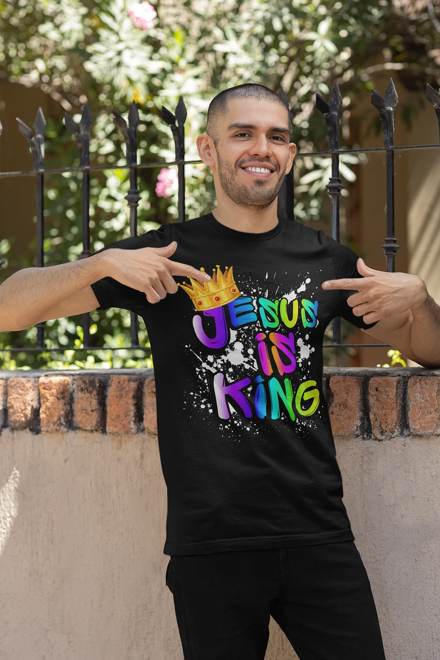 Jesus Is King-Christian Streetwear T- Shirt product image (1)