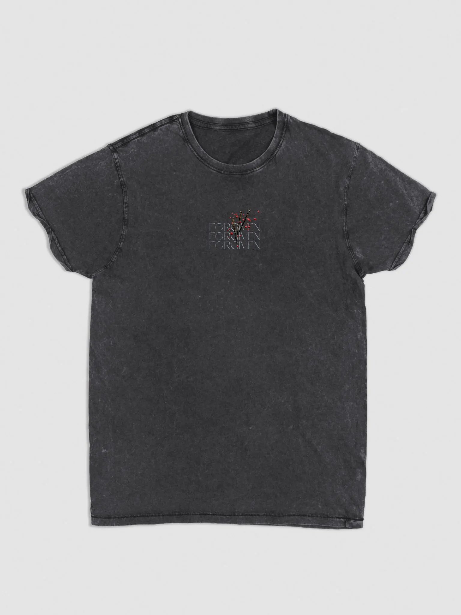 FORGIVEN | Unisex Denim T-shirt product image (4)