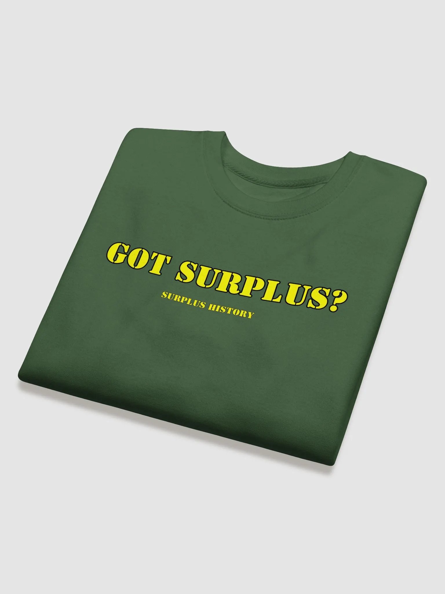 "Got Surplus?" Sweatshirt – Standard Issue Comfort product image (4)
