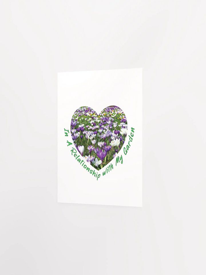 In A Relationship with My Garden Heart Poster product image (9)