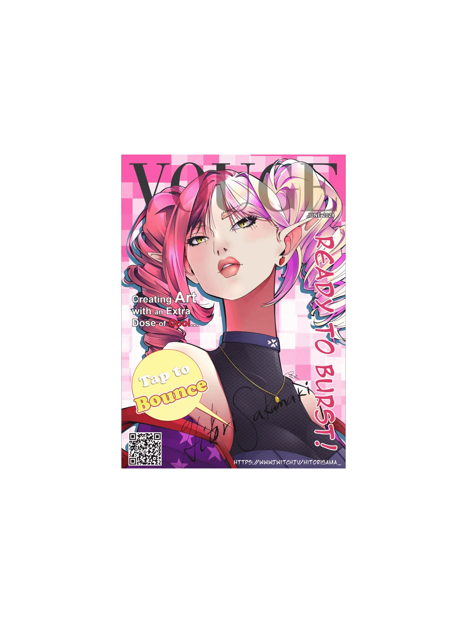 Hitori's VOUGE Tap To Bounce Cover product image (1)