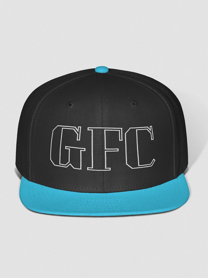 GFC White Outline Snapback Flat Bill product image (89)