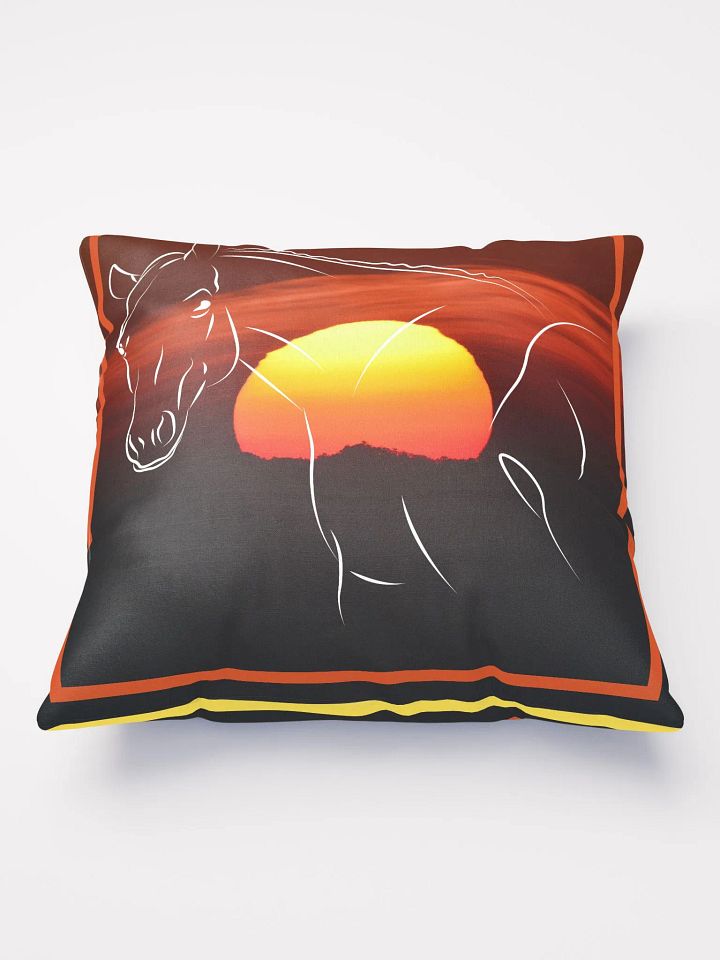 Siloette Horsse With Sunset product image (2)