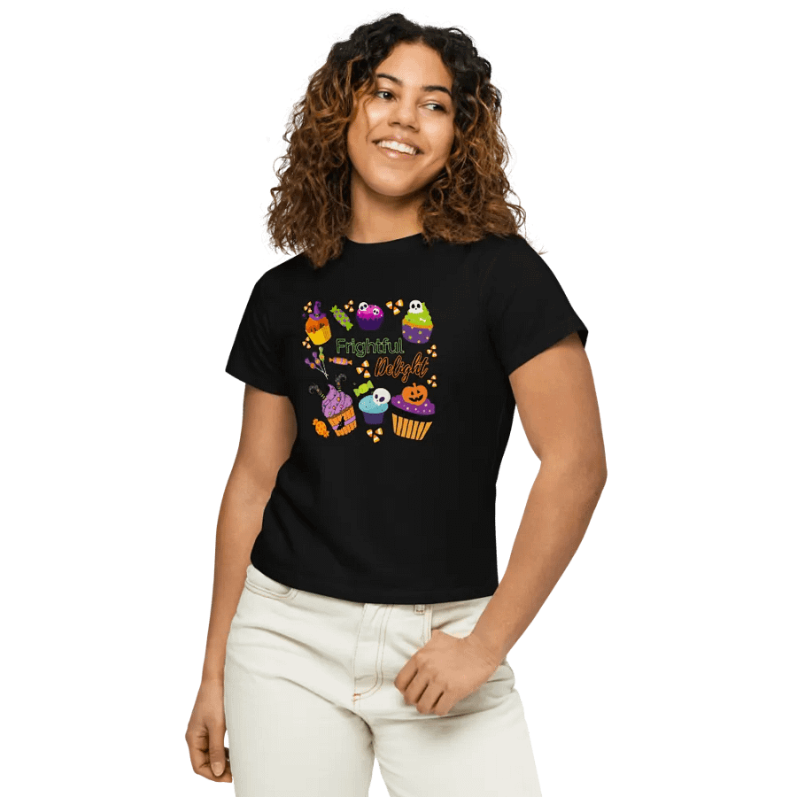 Frightful Delight Women's Halloween Tee product image (7)