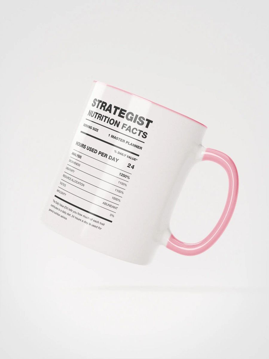 STRATEGIST Nutrition Facts Ceramic Mug product image (3)