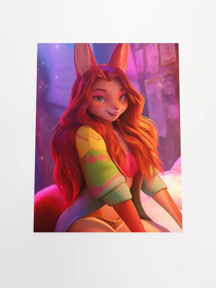 Vibrant Fox Spirit Matte Poster product image (4)