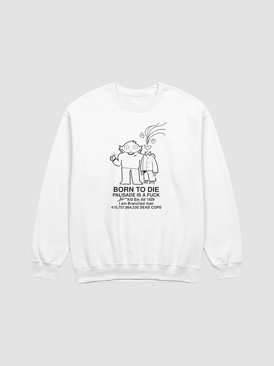 Branched Man Sweatshirt (White) product image (2)