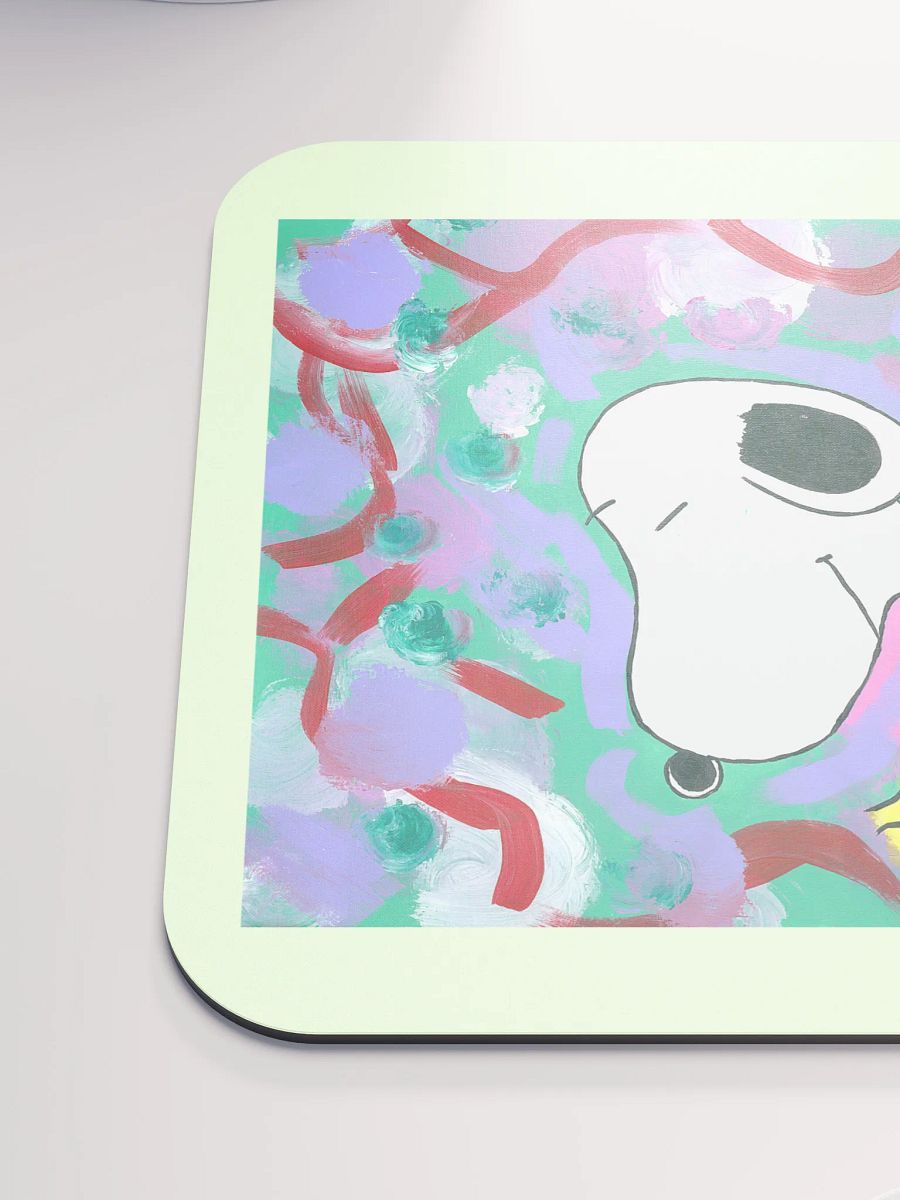 Snoopy - (art by Dina R.) - acrylic painting picture - Classic Mouse Pad product image (6)