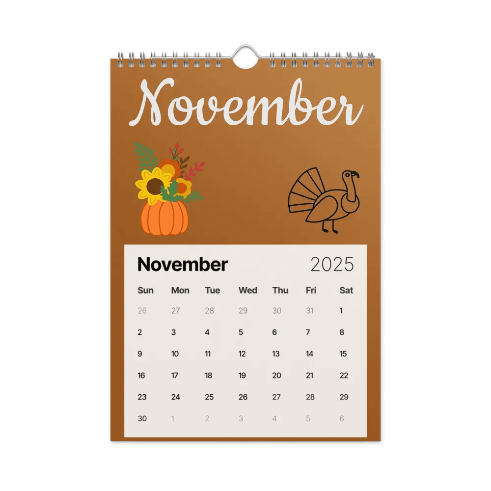 Squiggle 2025: Wall Calendar product image (11)
