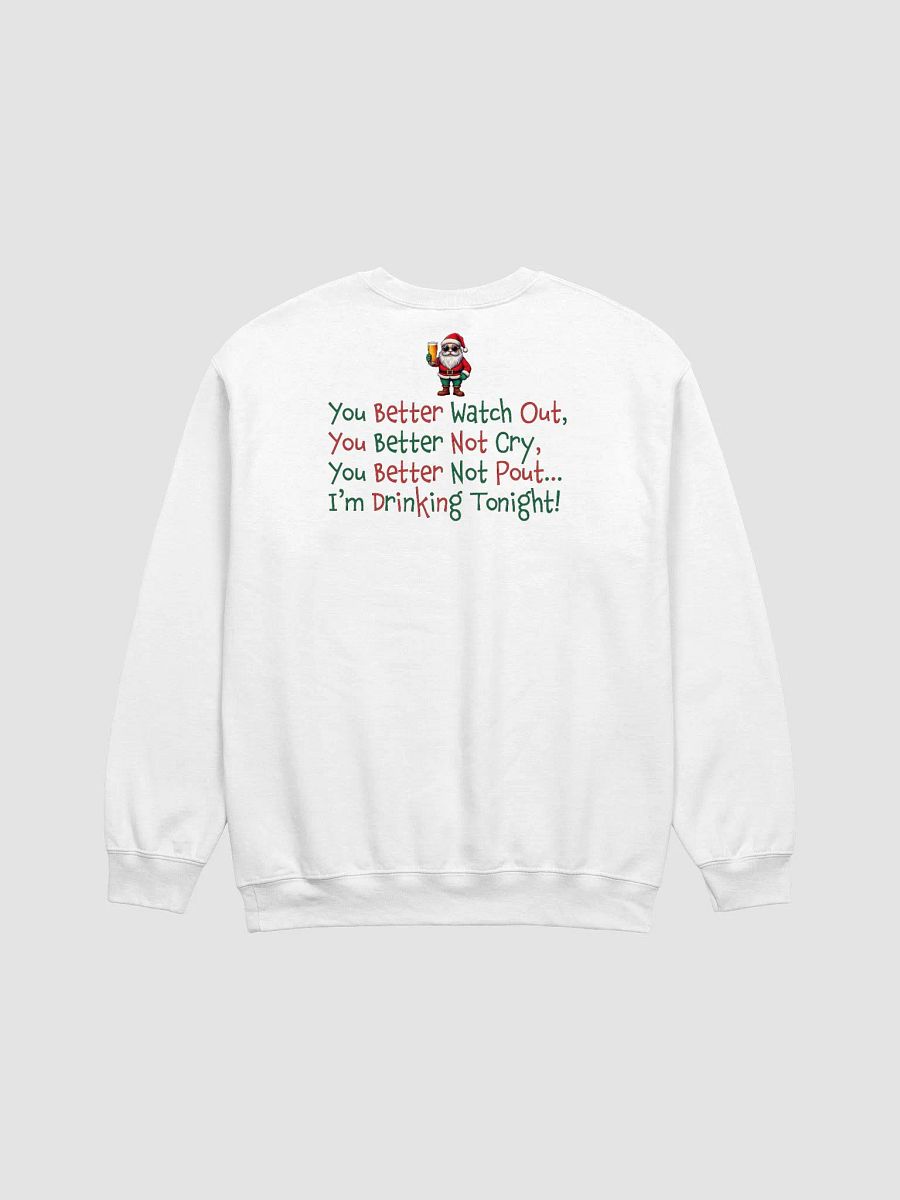 "Santa, I'm Drinking Tonight" Crewneck product image (2)