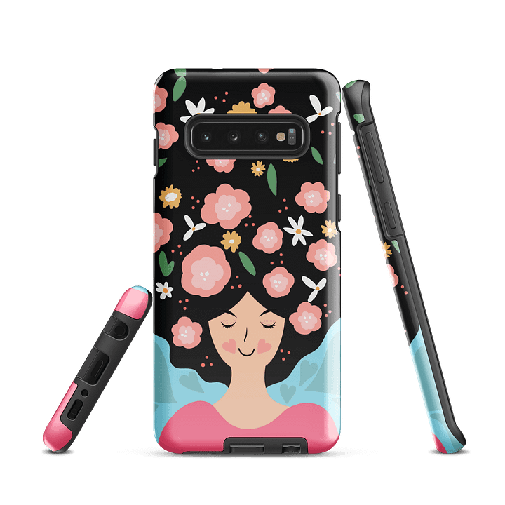 Boho Floral Samsung® Galaxy Case | Dual-Layer Protective Phone Case product image (1)