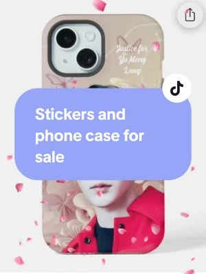 Customized stickers and phone case for sale.  #CapCut #justiceforyumenglong #stickers #signage #phonecase #customiseddesign 