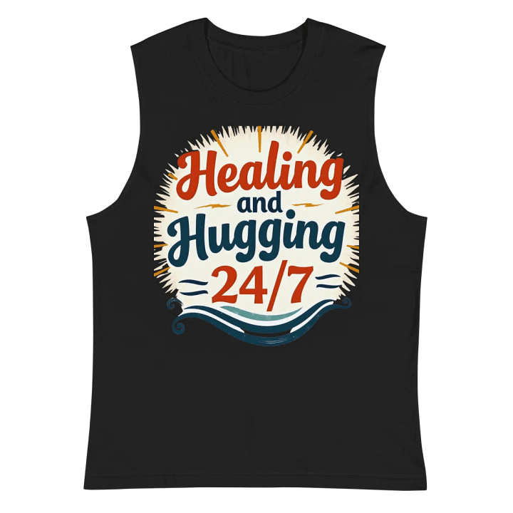 Healing & Hugging 24/7 Muscle Tank product image (3)
