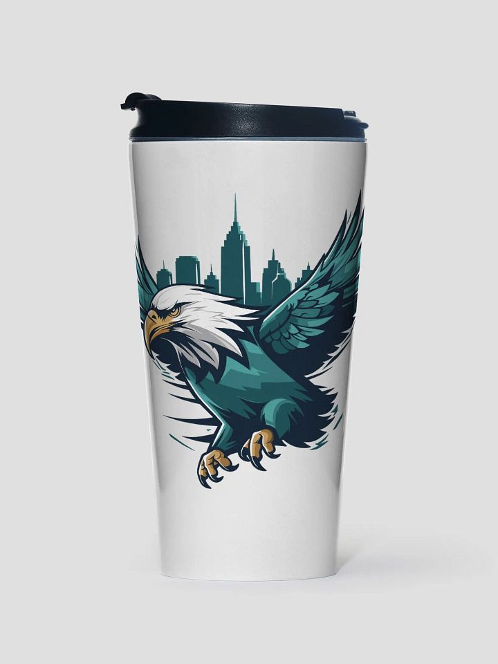EAGLE CITYSCAPE STANLESS STEEL TRAVEL MUG product image (1)
