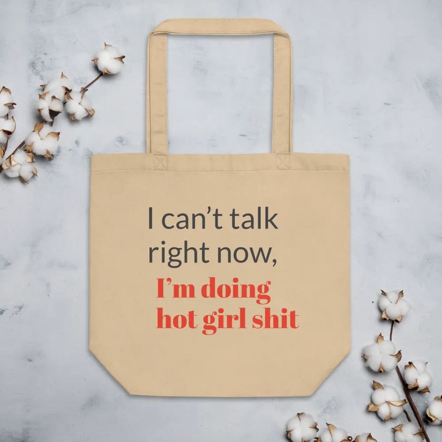 Hot Girl Shit Eco-Friendly Tote Bag product image (3)