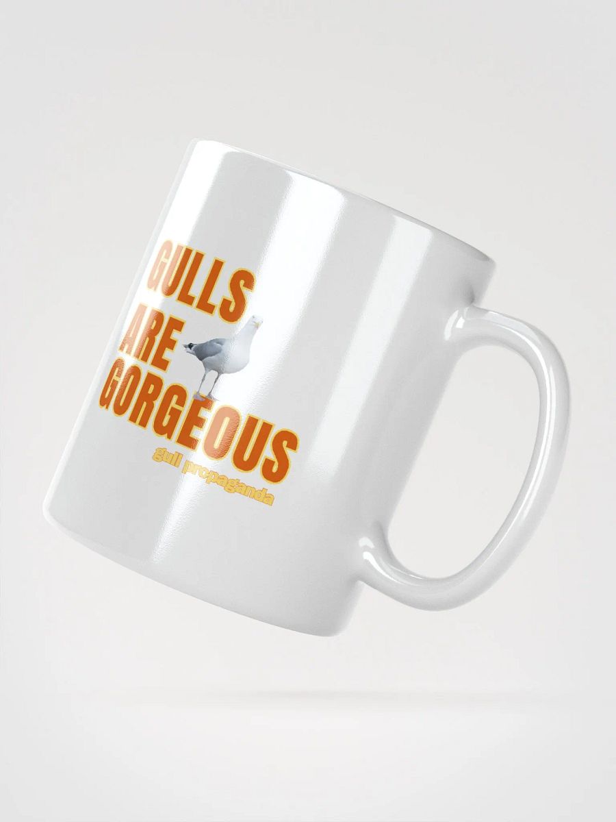 Gulls are Gorgeous - Gull Propaganda Glossy White Mug product image (4)