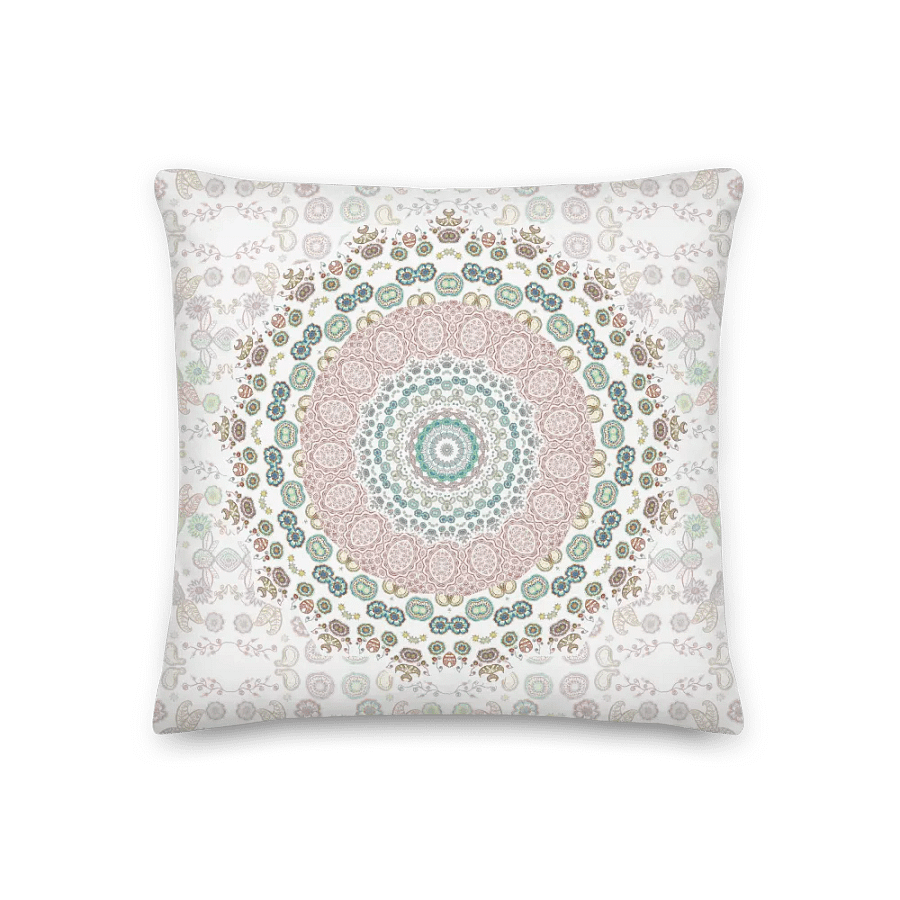 Symmetrical Serenity Mandala Pillow product image (1)