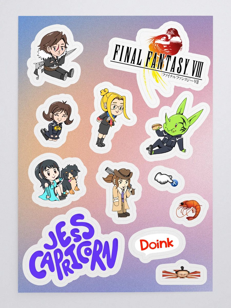 Final Fantasy VIII Sticker Sheet product image (3)