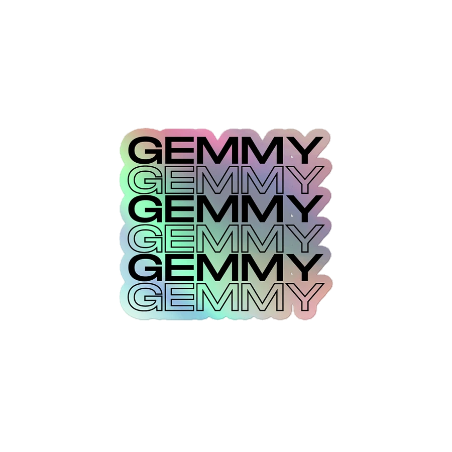 GEMMY GEMMY GEMMY Holographic Sticker product image (1)