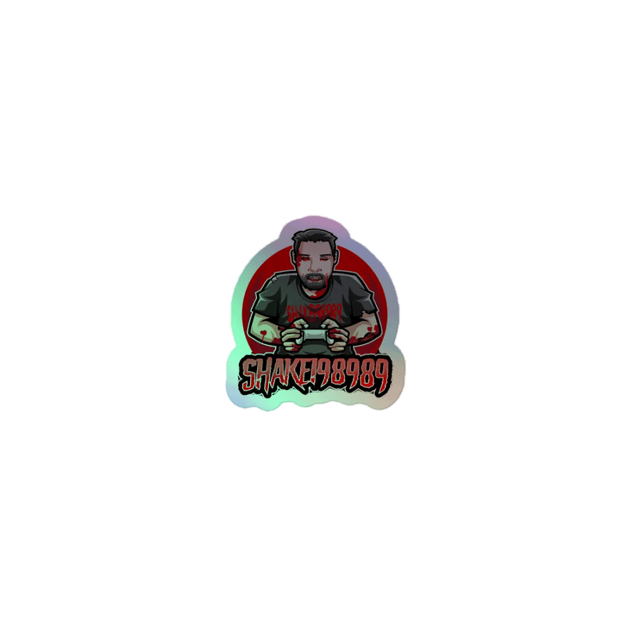 Gamer's Determination Holographic Sticker Set product image (1)