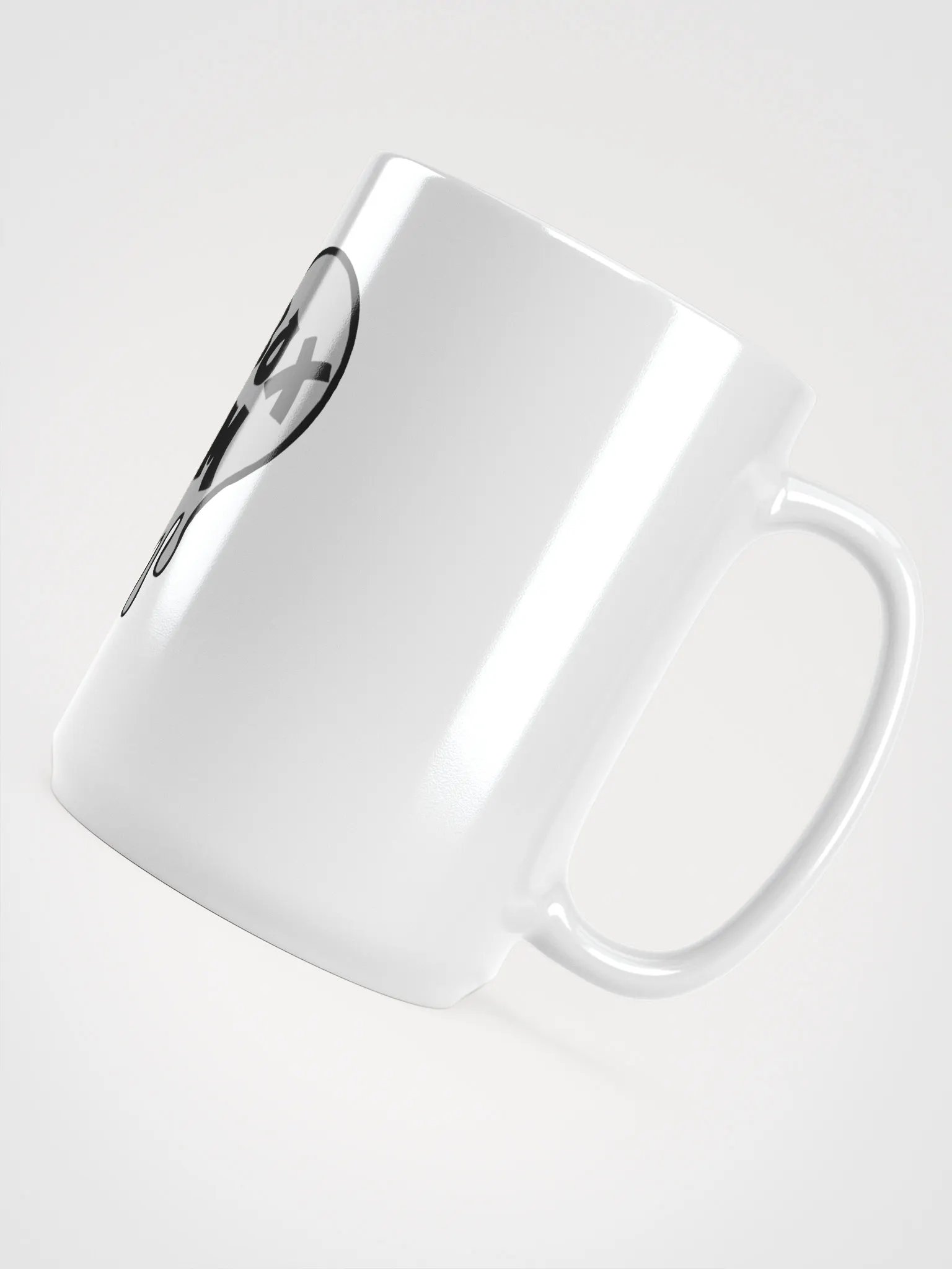HOT BOX FAM SOLID GREY LOGO COFFEE MUG product image (4)