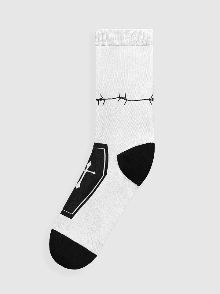 Barbed Wire Coffin Socks product image (1)