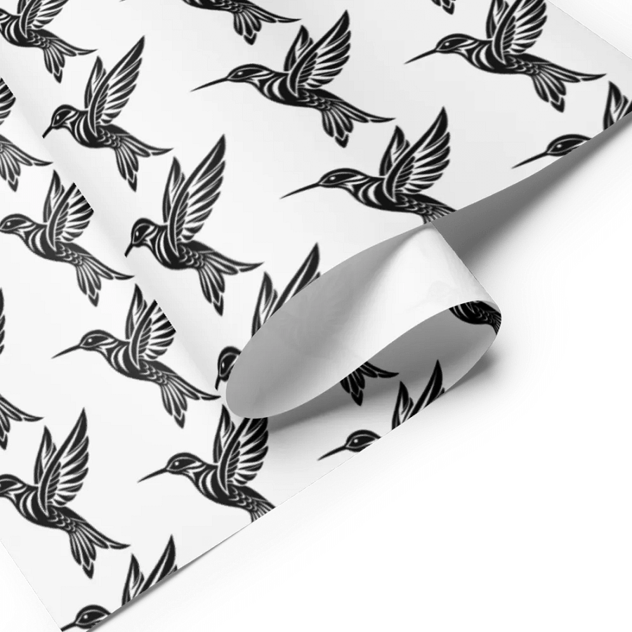 Hummingbird Wrapping Paper Set of 3 sheets product image (7)