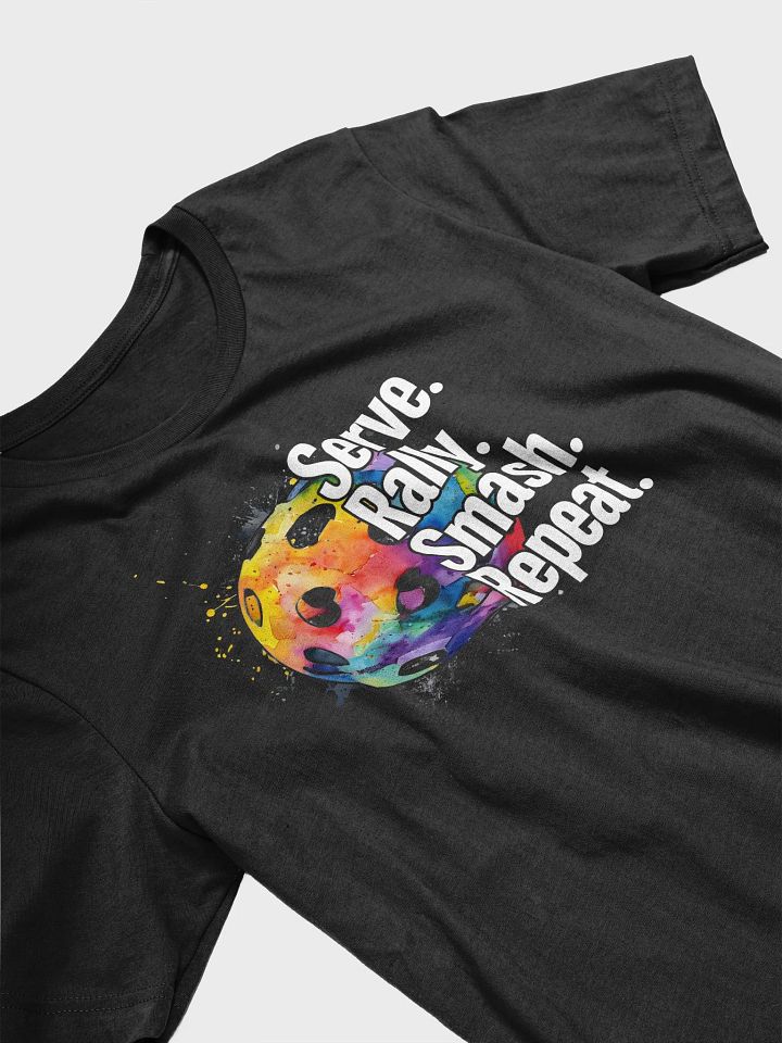 Serve - Rally - Smash - Repeat Pickleball Shirt – Play in Full Color product image (2)