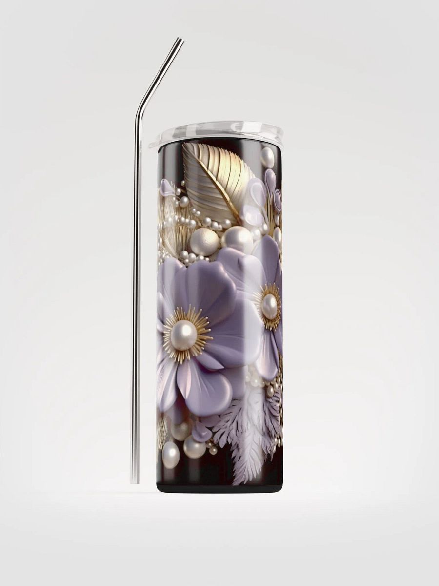 Golden Floral Elegance Tumbler product image (1)