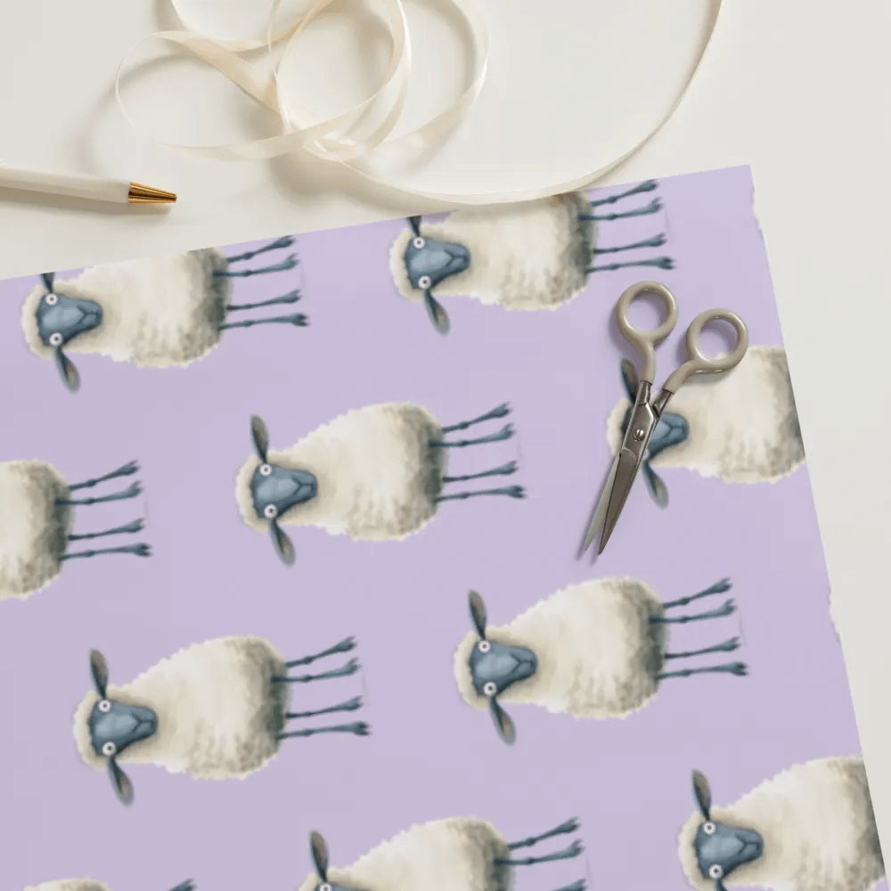 Quirky Sheep Wrapping paper product image (11)