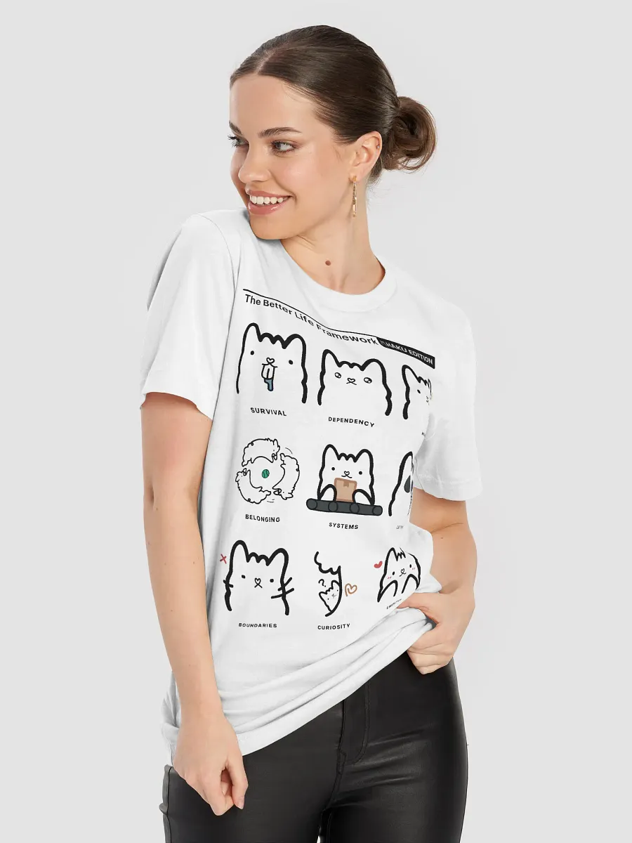 Better Life Framework Tee (HAKU) [WHITE] product image (8)