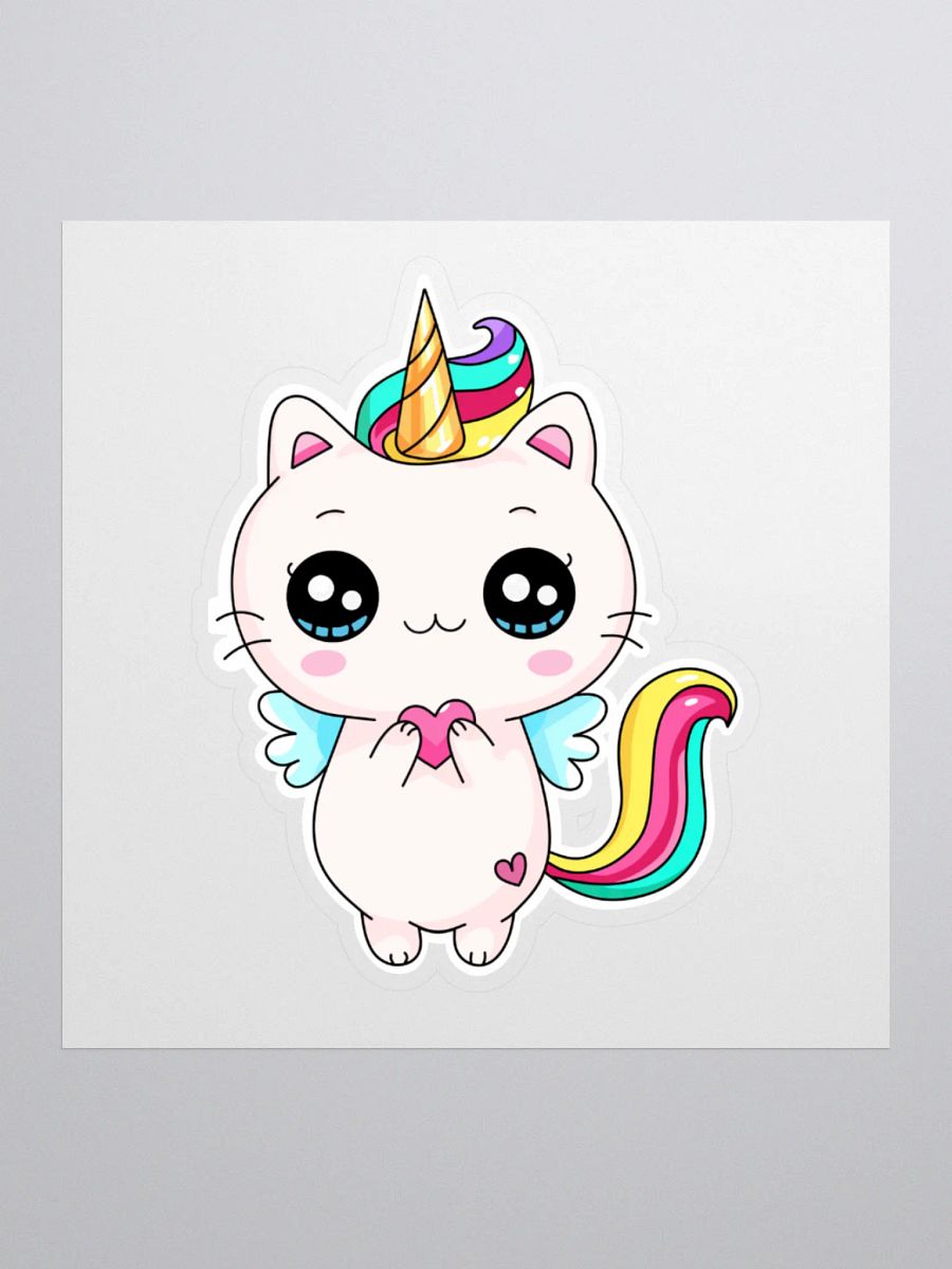 Meowgical Unicorn Kiss Cut Stickers product image (1)