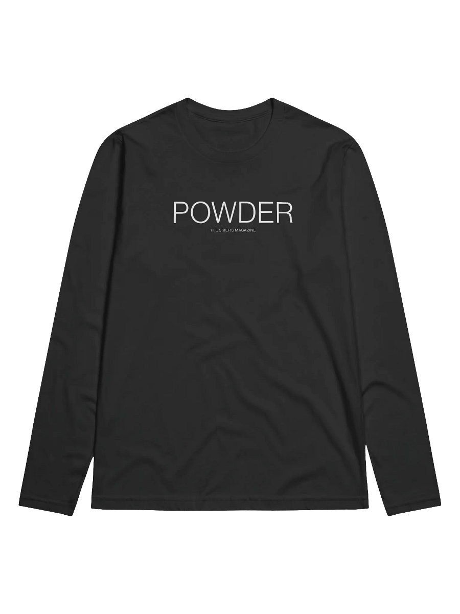 POWDER Logo | Long Sleeve Crew T-Shirt (Dark) product image (1)