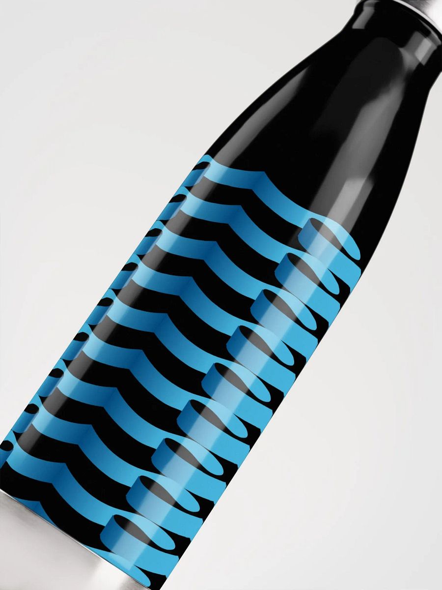 Botella de agua con cinta azul en 3D product image (10)