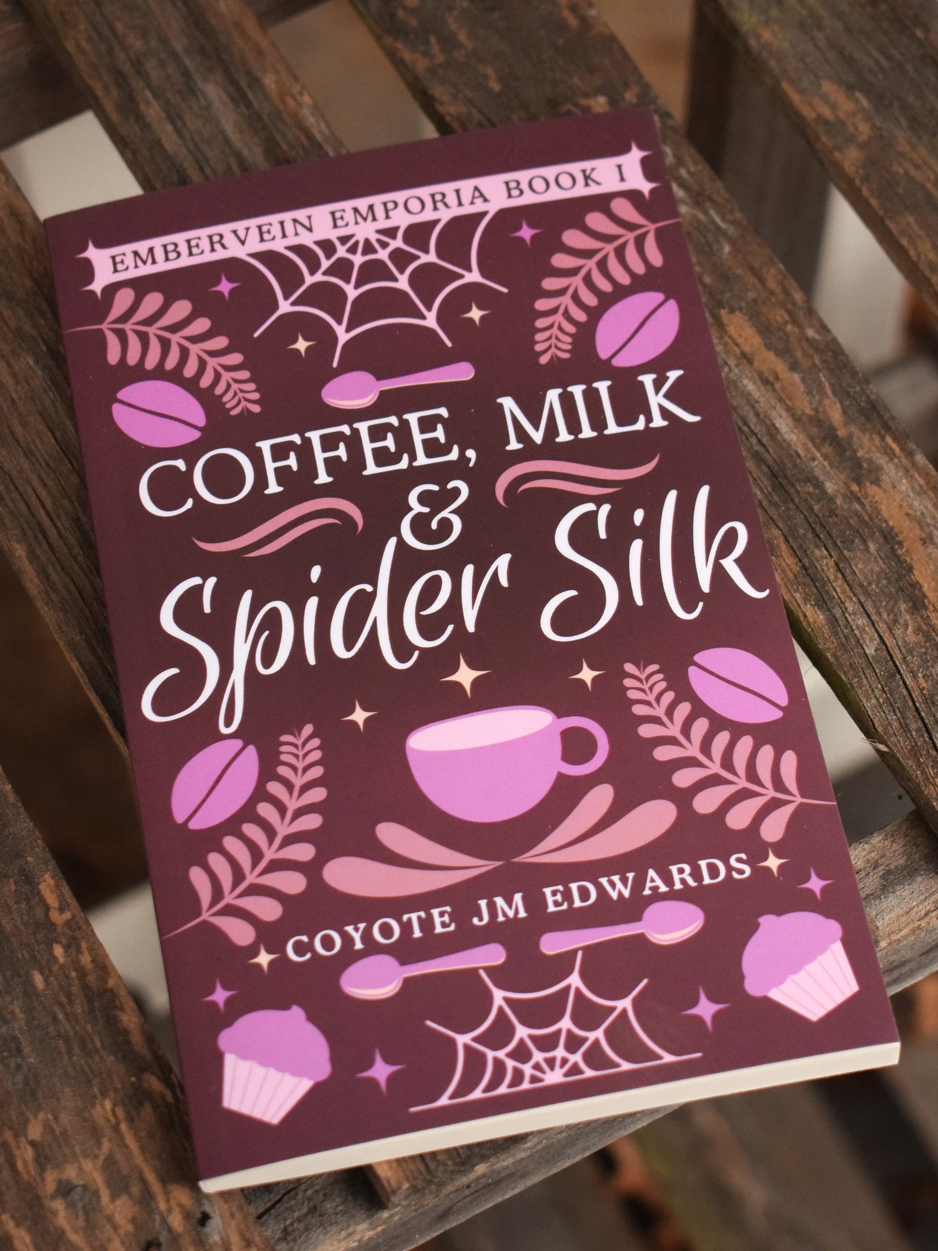 Coffee, Milk & Spider Silk (paperback) - with a copy for a friend! product image (5)