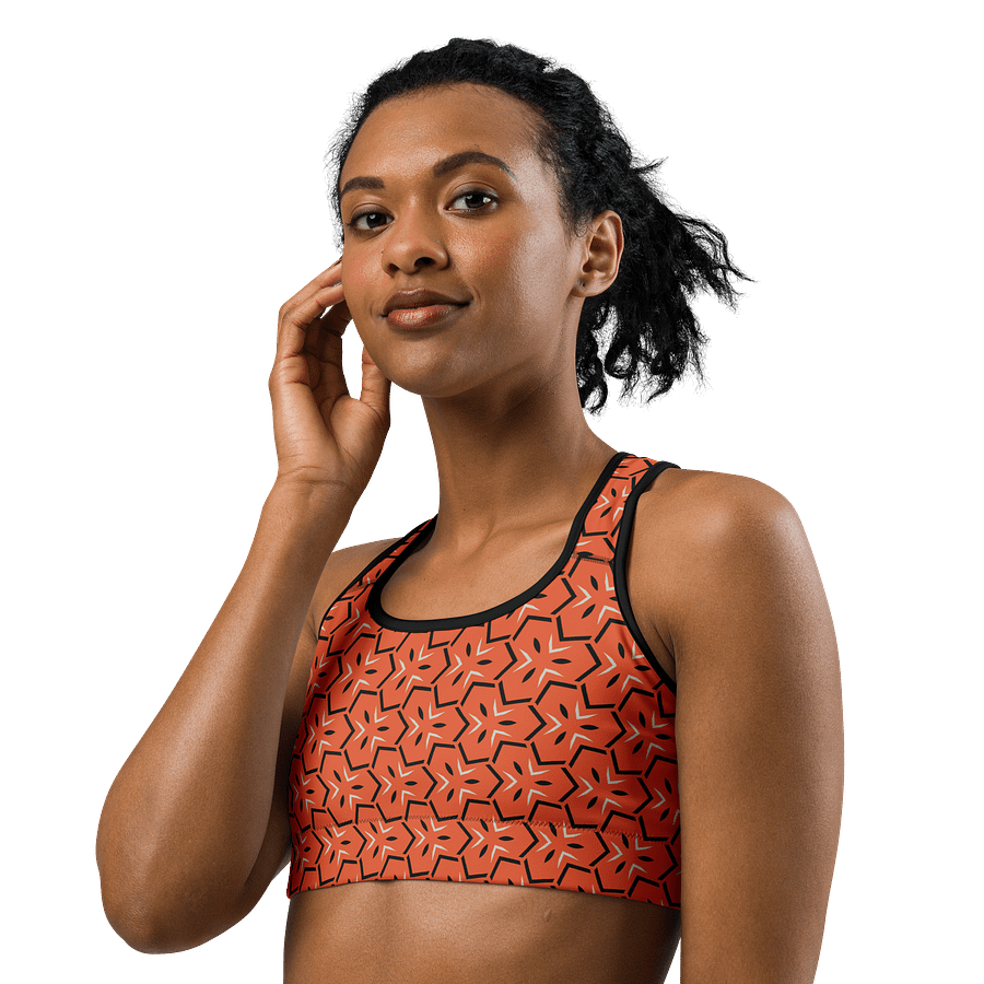 Onyx & Ember Geometric Print Sports Bra product image (3)
