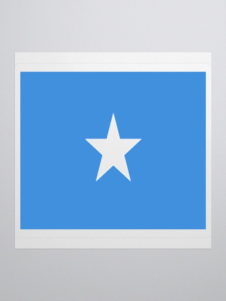 Exclusive Somalia Flag Kiss-Cut Stickers - High-Quality Vinyl, Multiple Sizes product image (1)