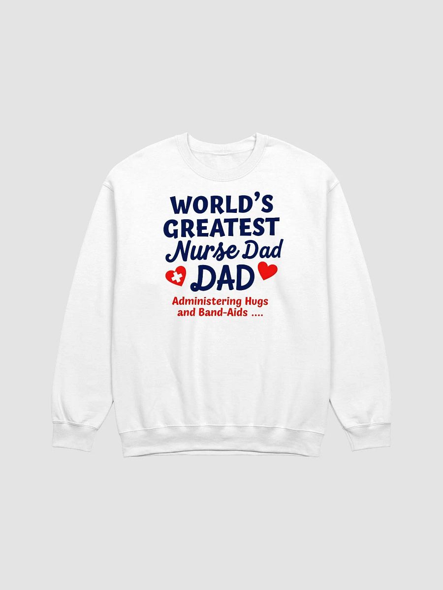 World's Greatest Nurse Dad Crewneck Sweatshirt product image (3)