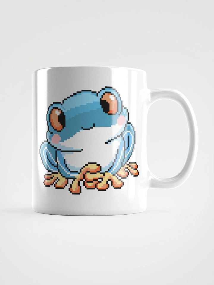 Light Blue Rip the Frog White Glossy Mug product image (2)