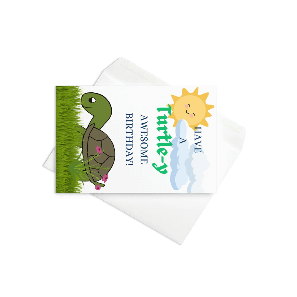 Turtle-y Awesome Birthday Greeting Card product image (10)