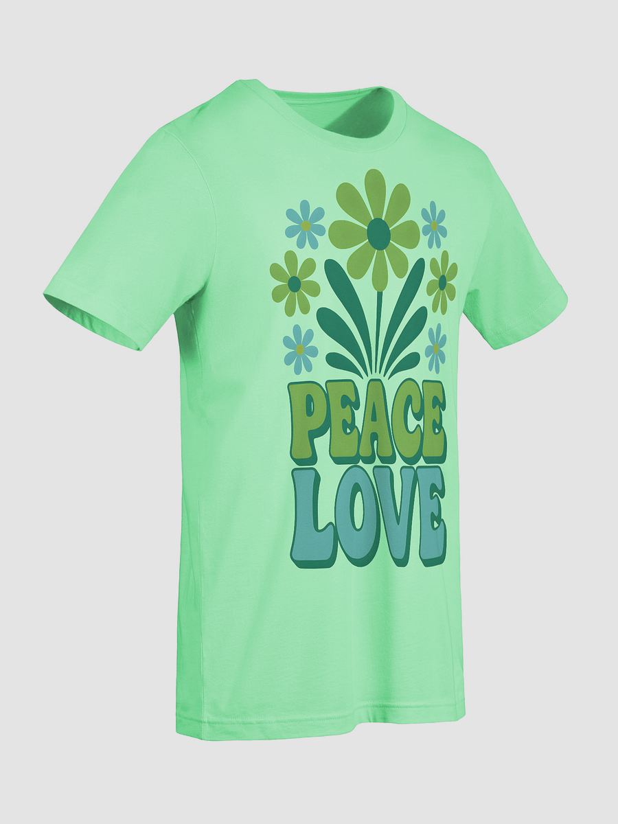 Retro Floral Peace Love T-Shirt product image (9)