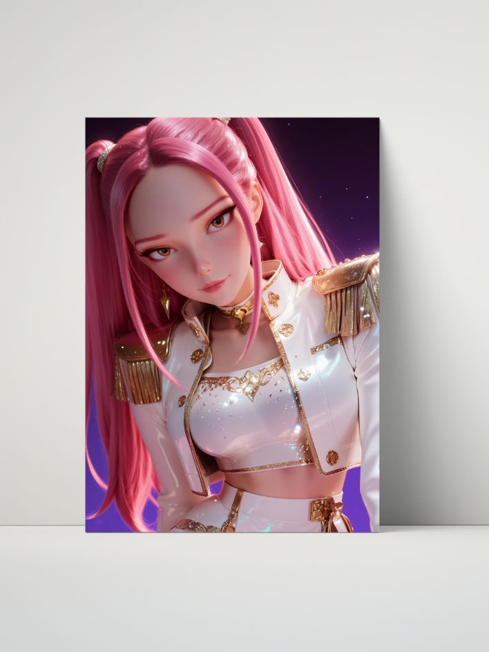 K-Pop Demon Hunters – Zoey • Mira • Rumi Trinity Collection – 8x10 Metal Print 3-Pack product image (3)