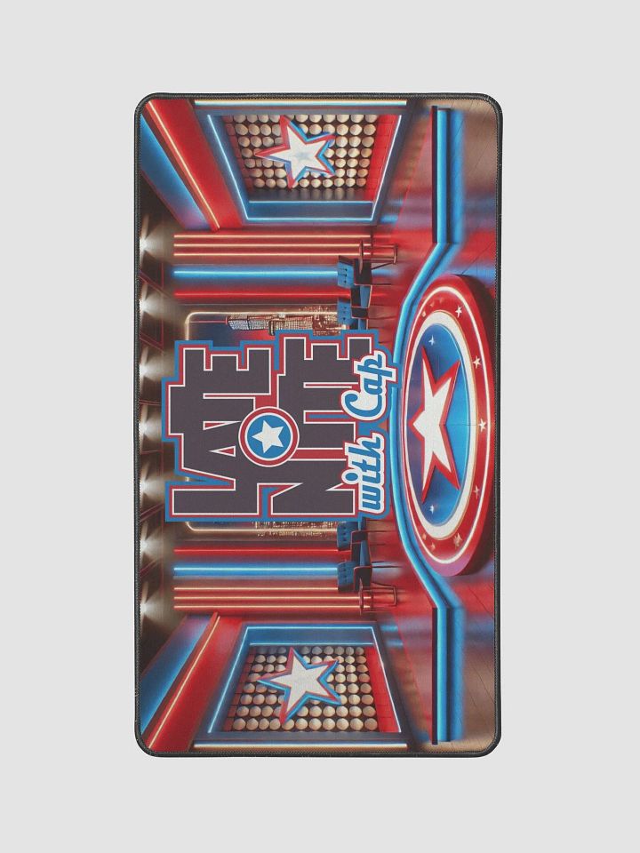Late Night with Cap Desk Mat - 12"x22" product image (2)