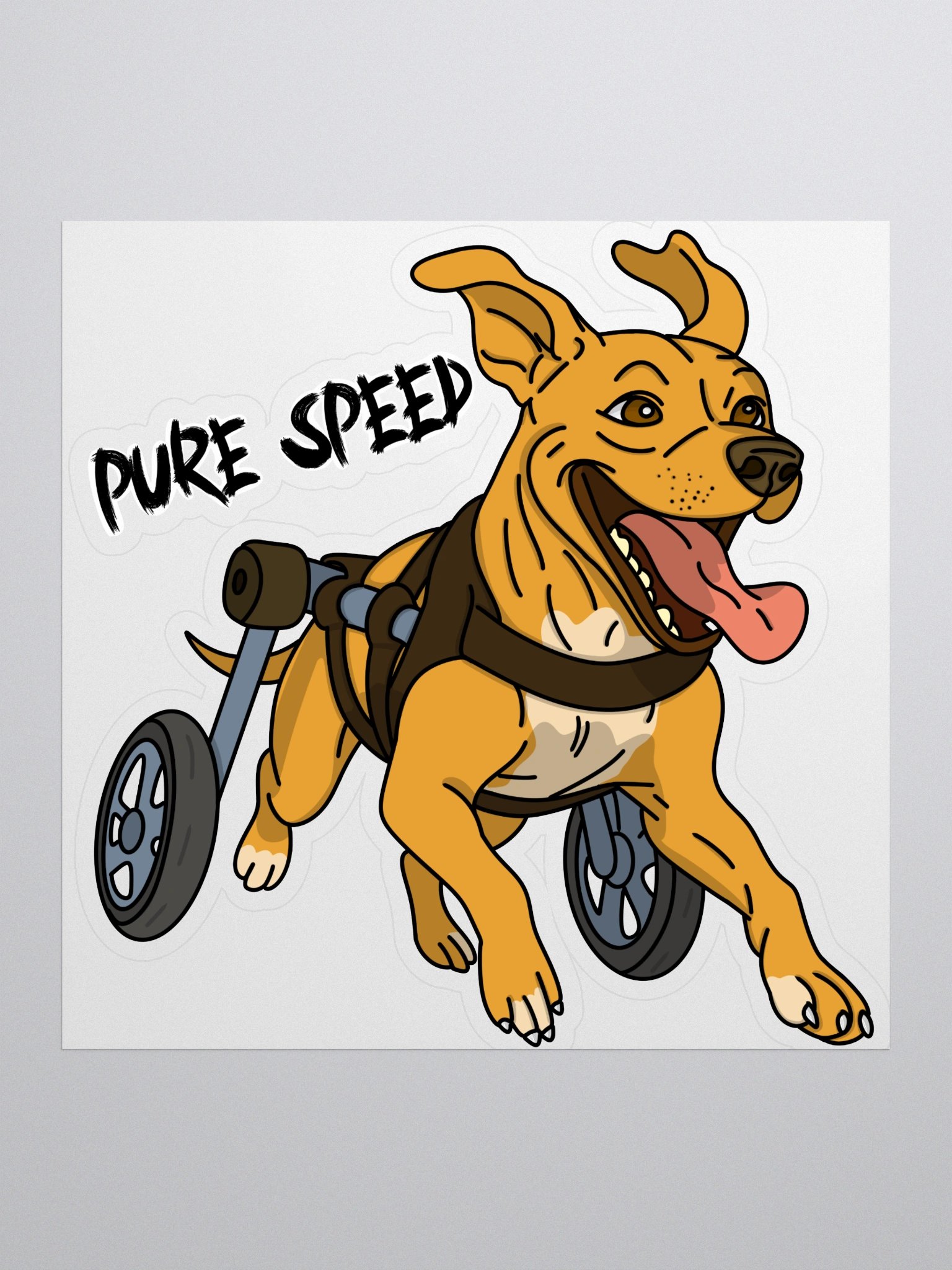 Wheelin' Woofs Kiss Cut Stickers product image (1)