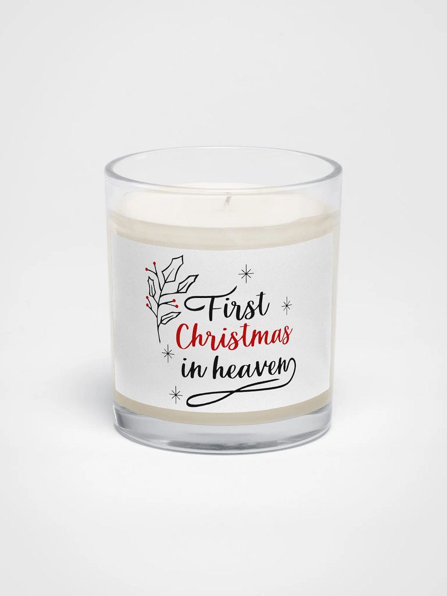 First Christmas in heaven Festive Holly Berry Soy Wax Candle product image (1)