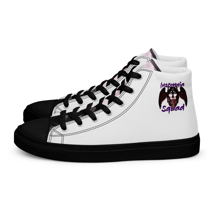 Men's White Insomnia Squad Canvas Hi-Tops product image (1)