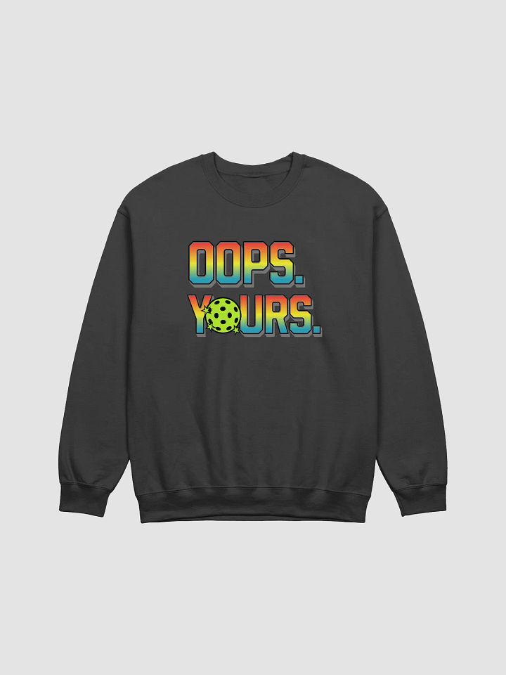 Oops Yours Pickleball Gradient Sweatshirt product image (1)