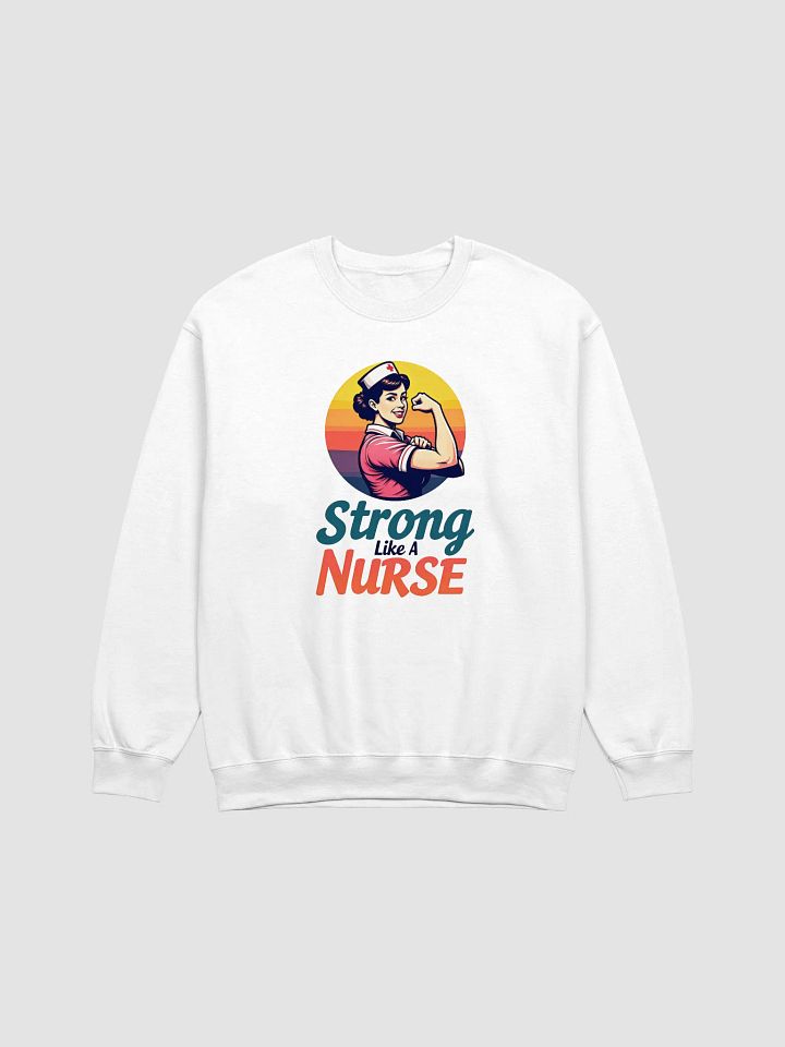 Vintage Strong Nurse Crewneck Sweatshirt product image (3)