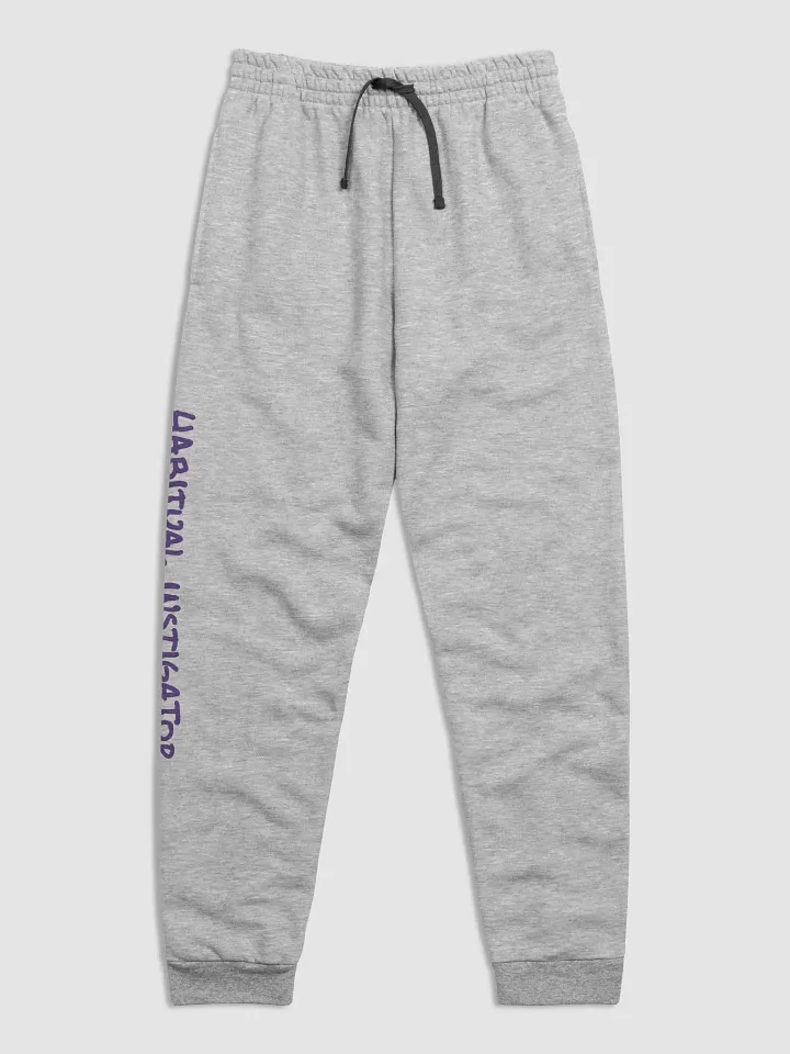 HABITUAL INSTIGATOR (purple long-line design) printed joggers product image (1)