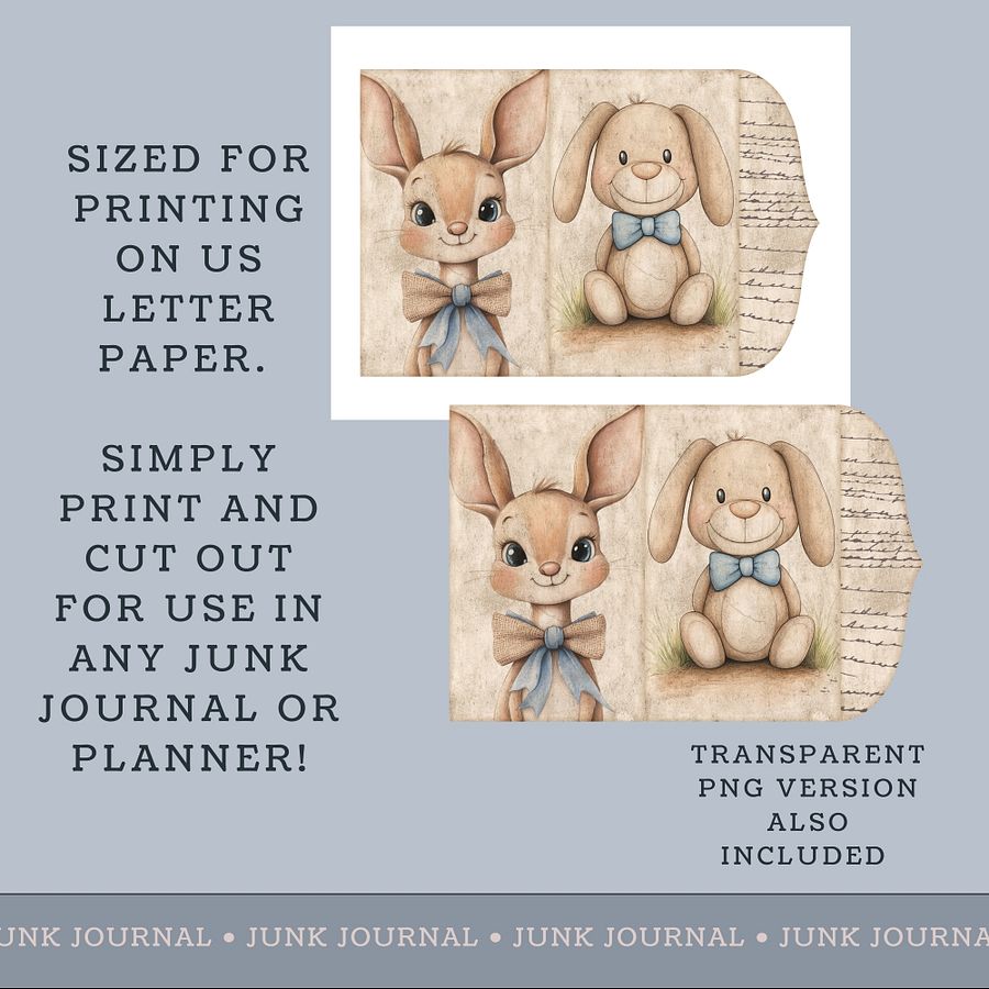 Nursery Animals - Printable Folio Kit V8 product image (3)